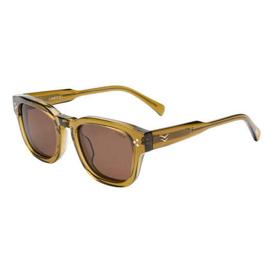 I-SEA Camden sunglasses, kelp frame with brown polarised lens