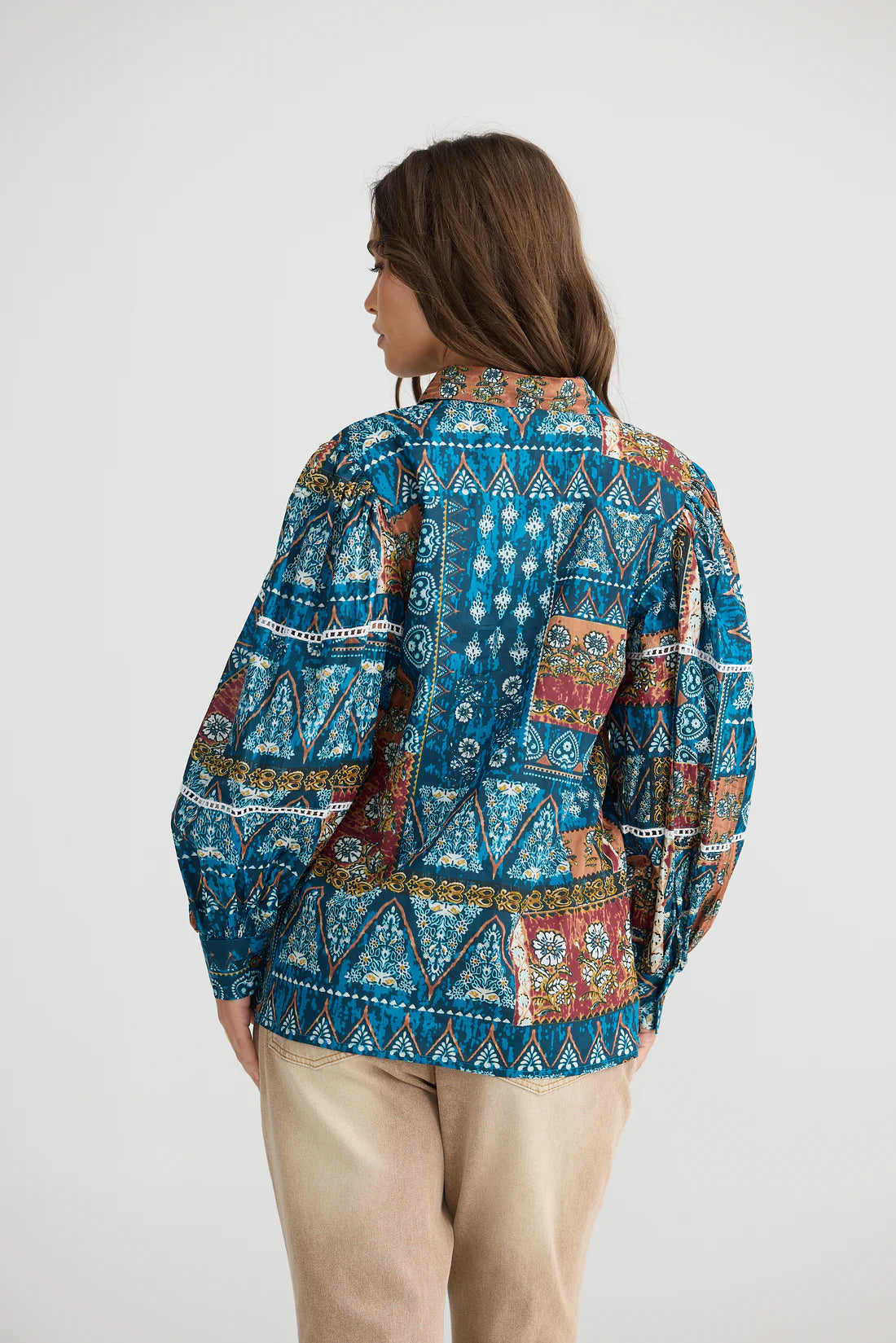 Castella Shirt - Sicilian Patchwork