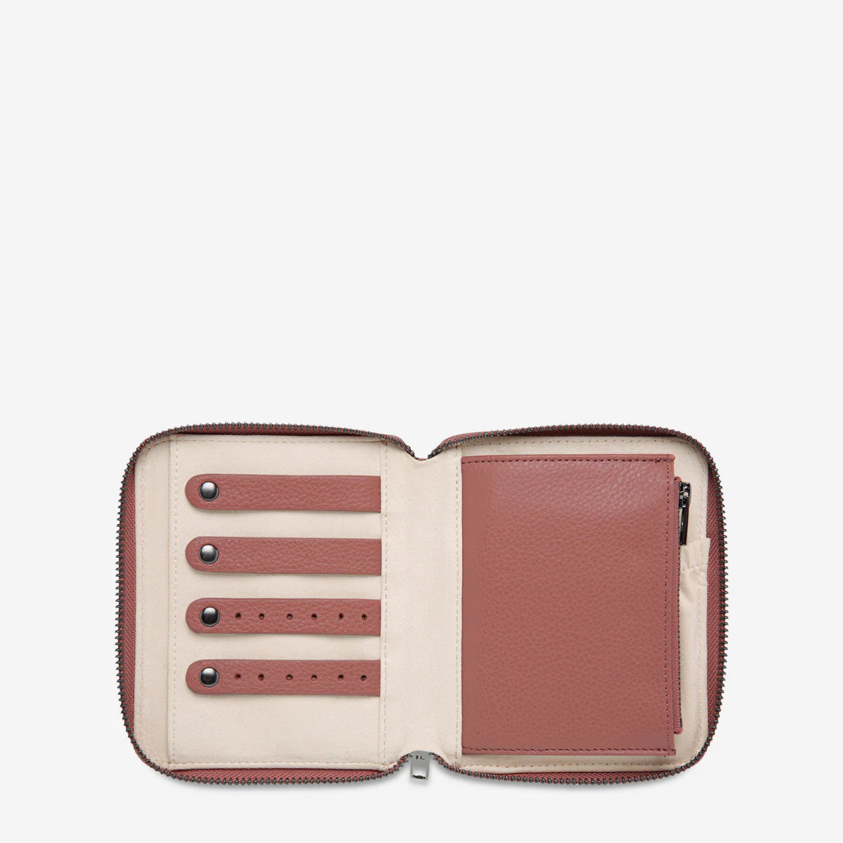 Change Always Comes Jewelry Case - Dusty Rose
