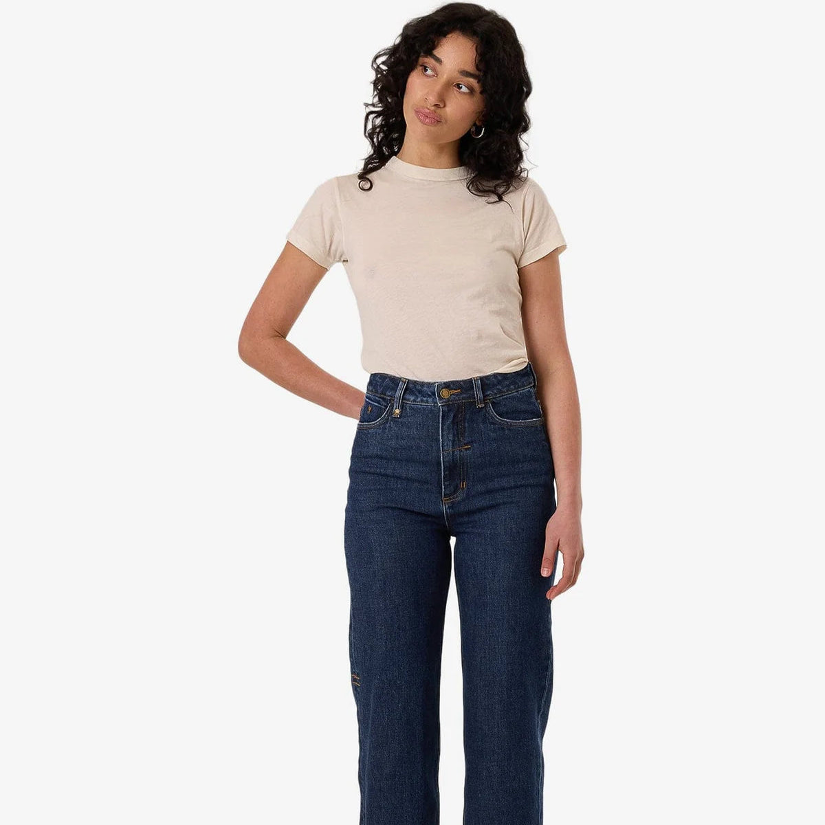 Cherry Stretch Jeans - Rinsed Ink