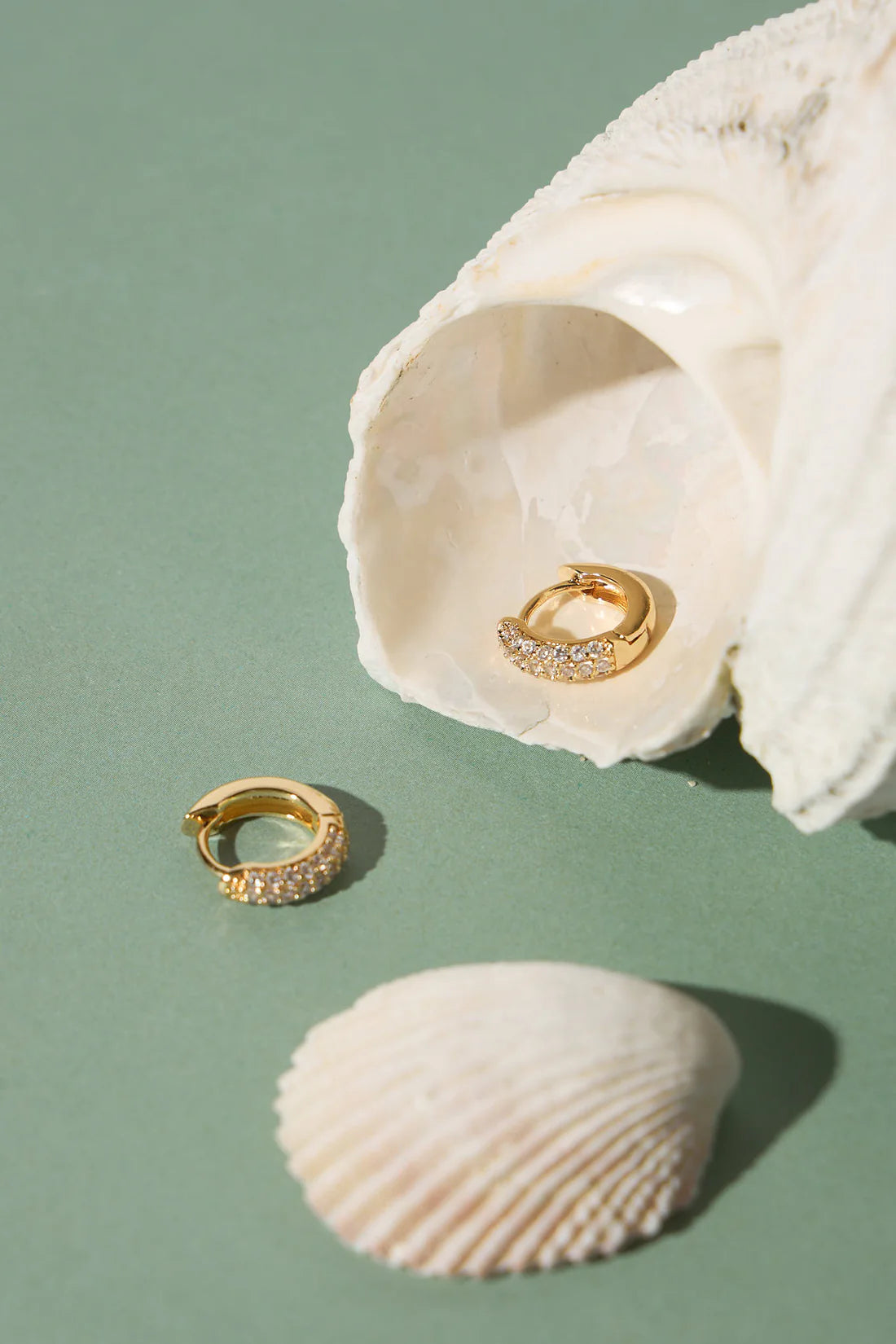 Chloe Sleeper Earrings - Gold