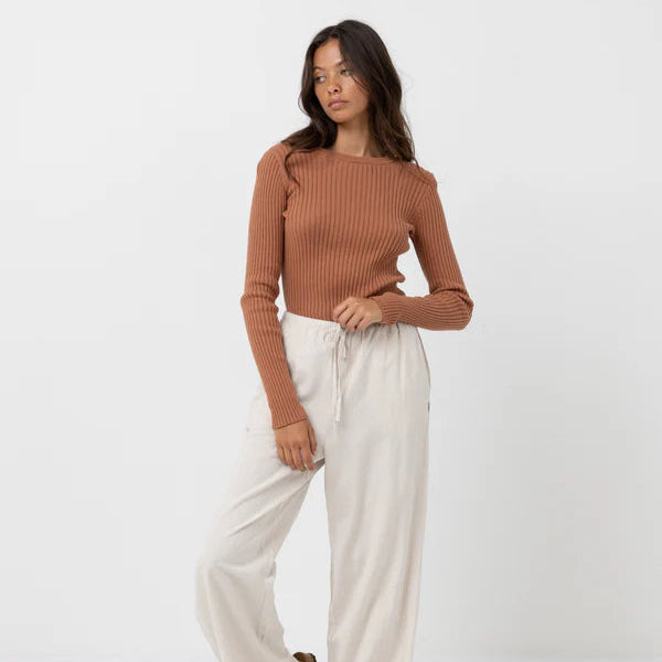 Classic Drawstring Pants - Oat