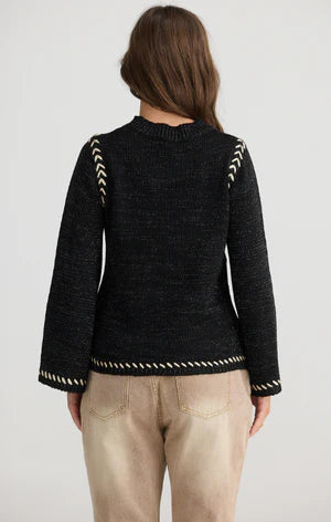 Daintree Knit - Metallic Black