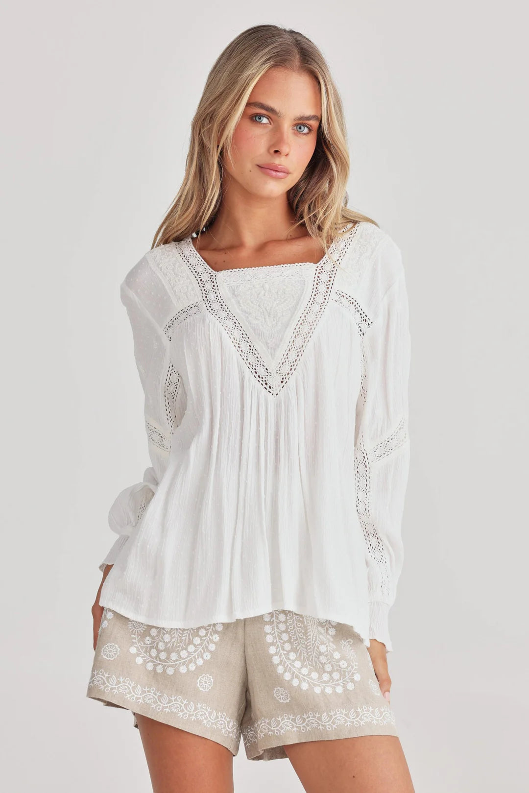 Exhale Blouse - Off White