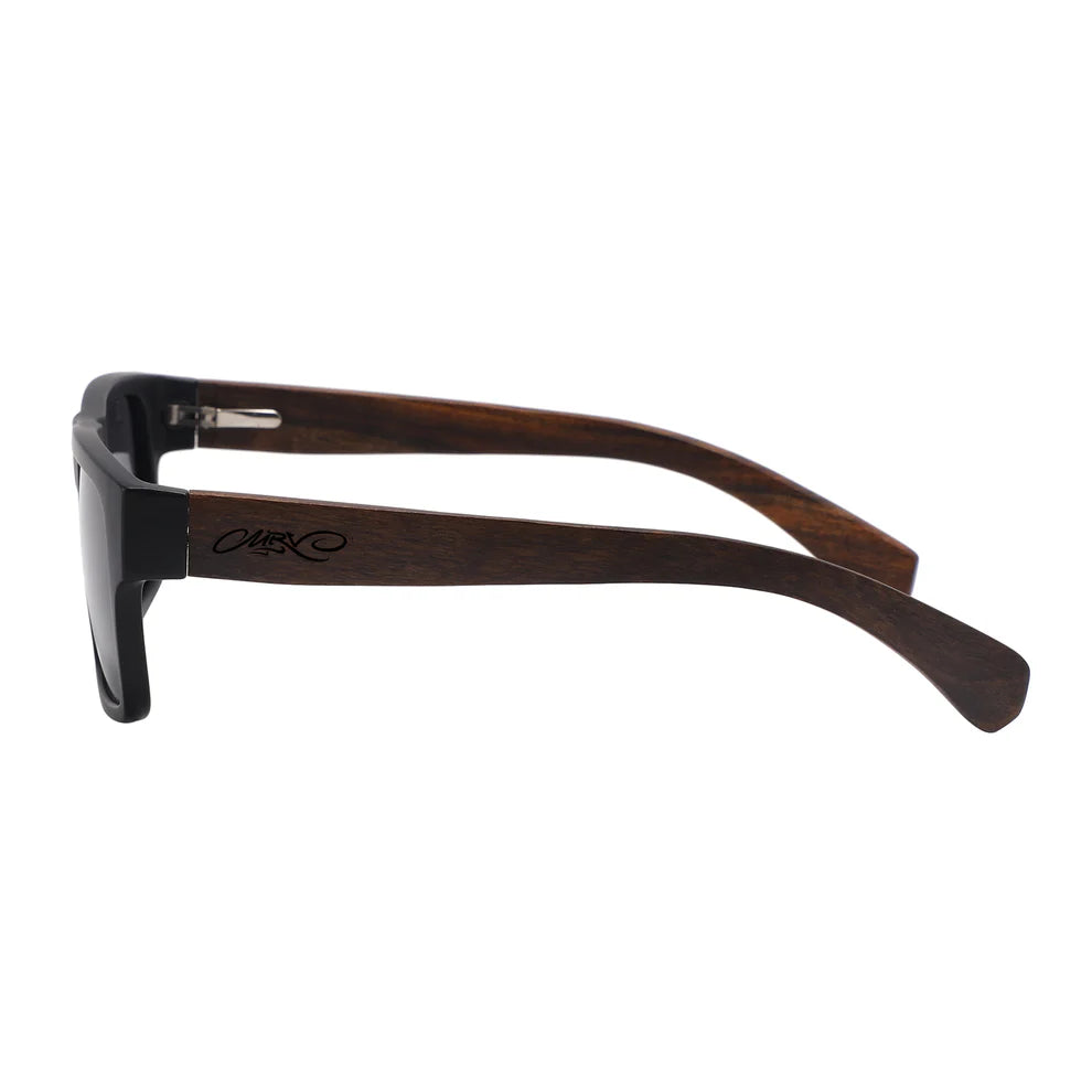 MRV Eco Bamboo Guillotine Sunglasses - Black