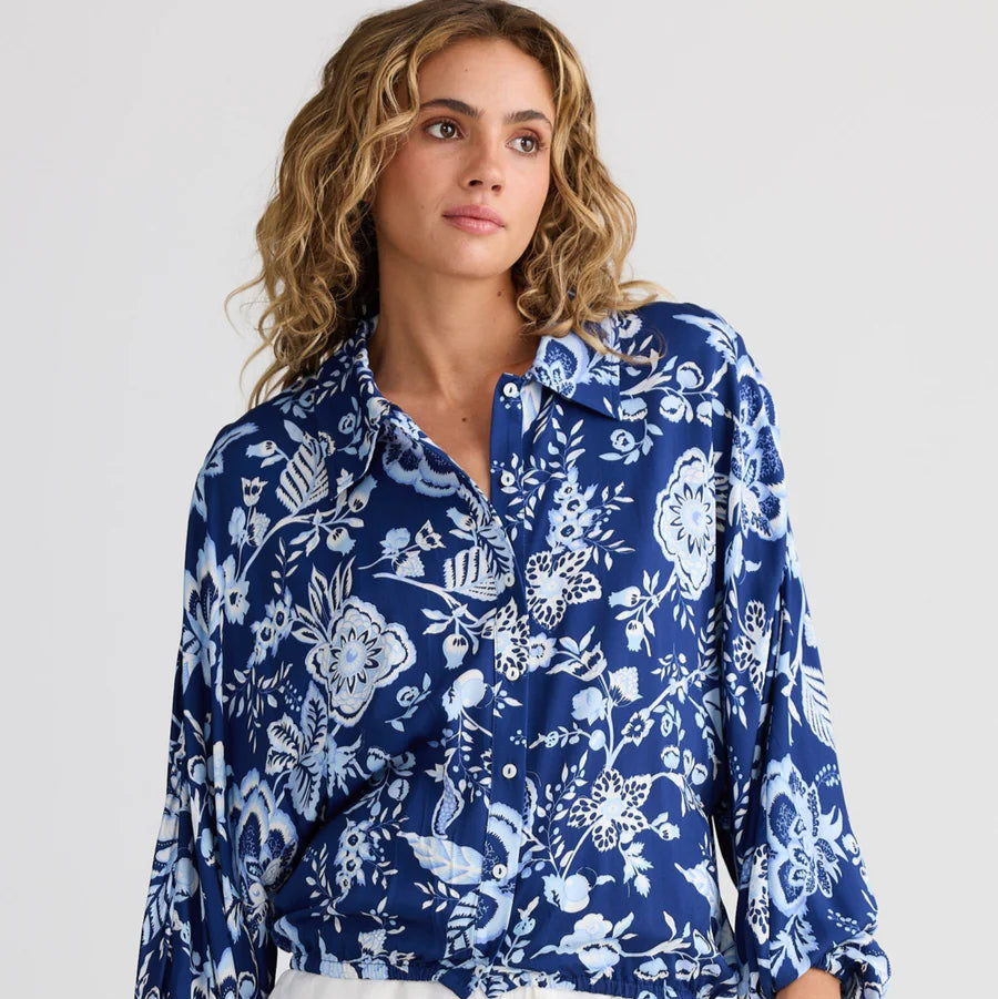 Hazel Shirt - Celestial Bloom
