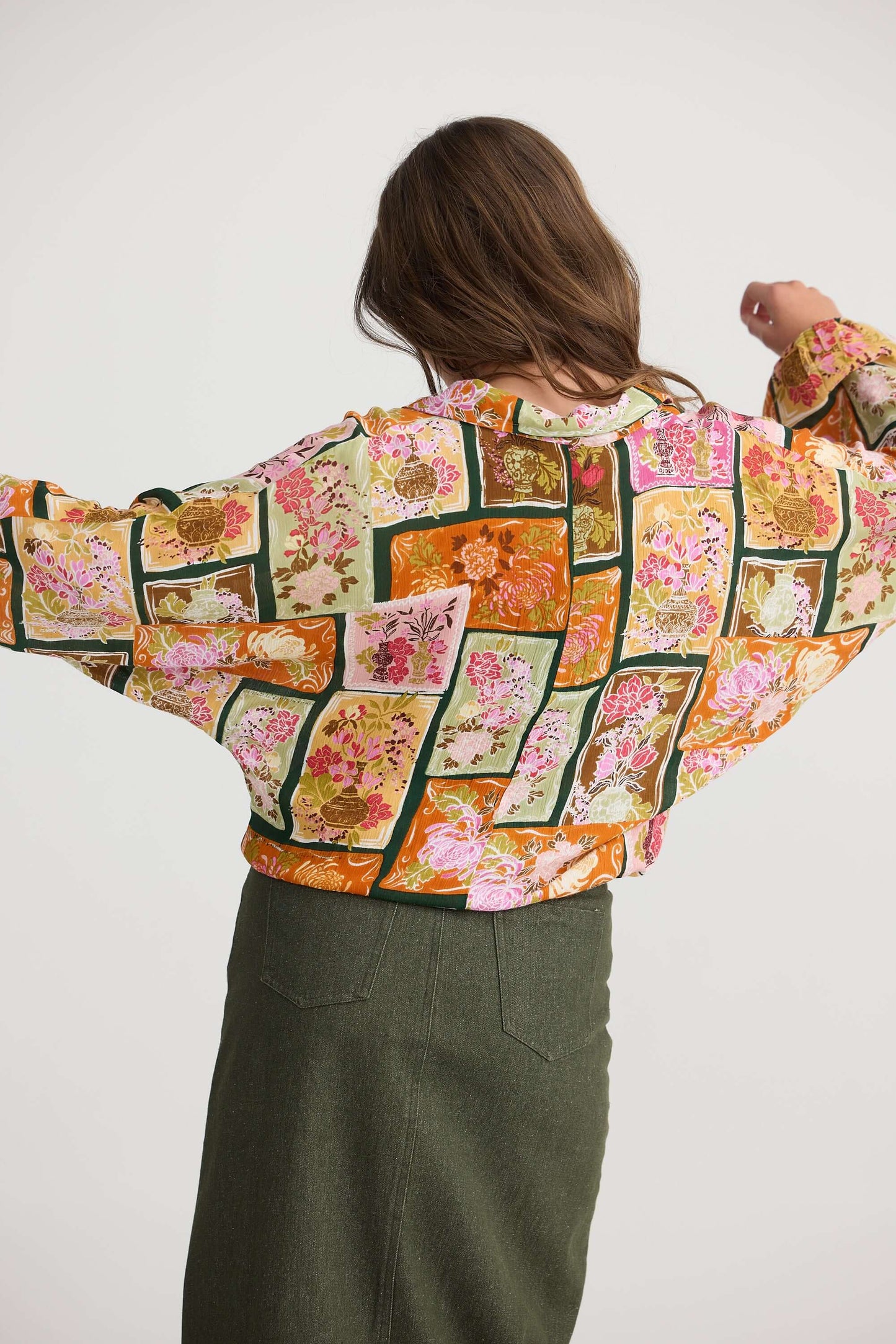 Hazel Shirt - Postcard Petals