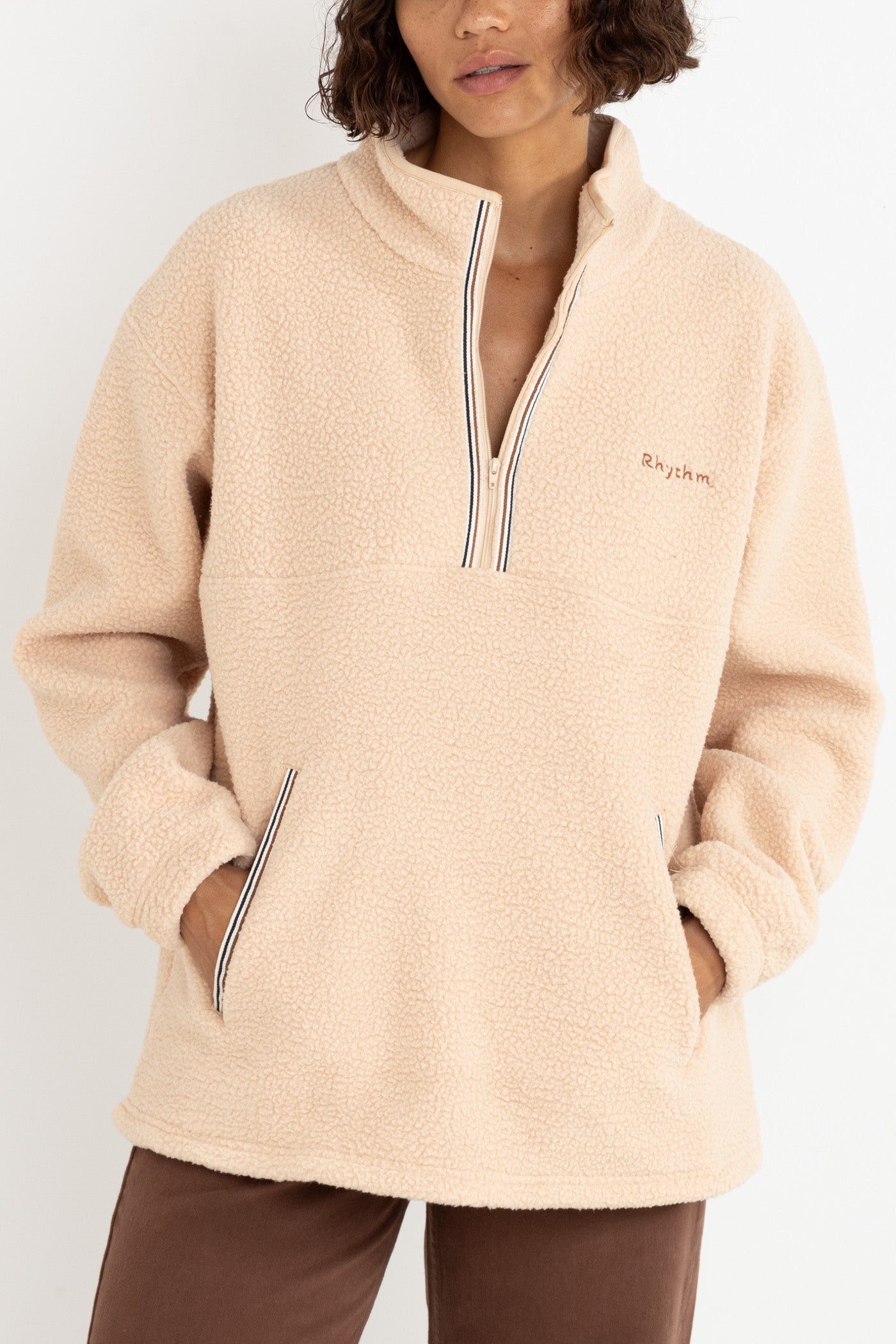 Heritage 1/4 Zip Fleece - Oat