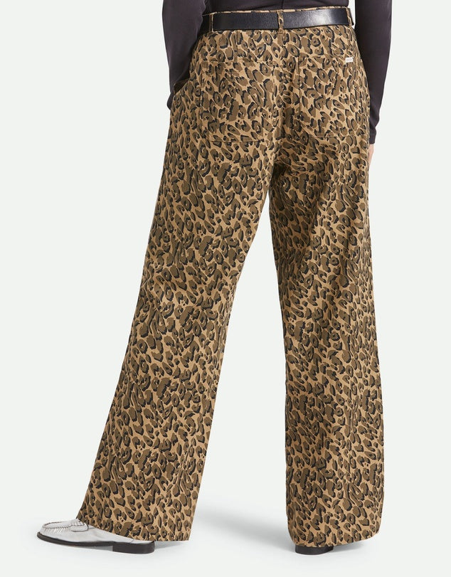 Jane Utility Wide Leg Pant - Brown Cheetah