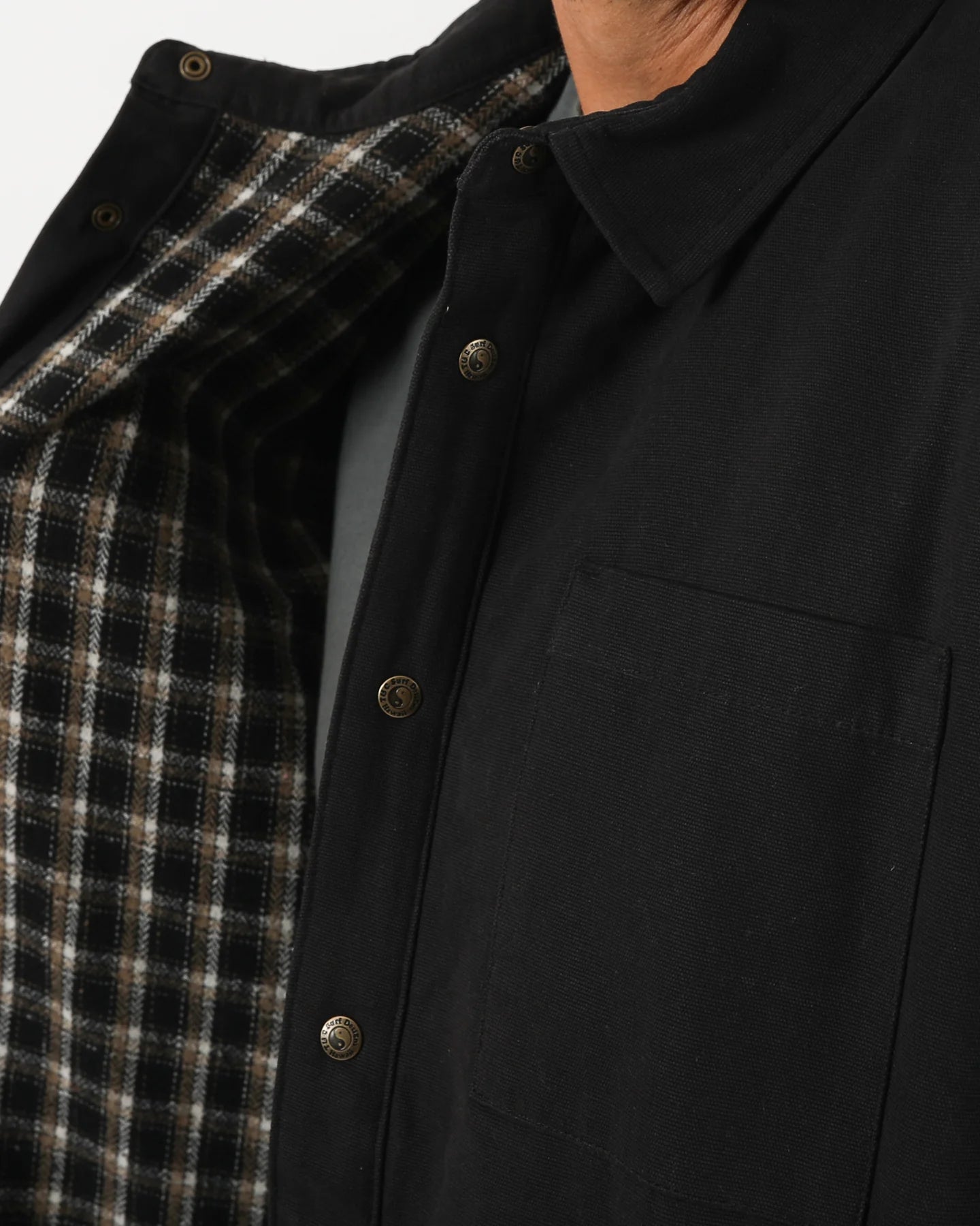 Kauai Canvas Jacket - Charcoal