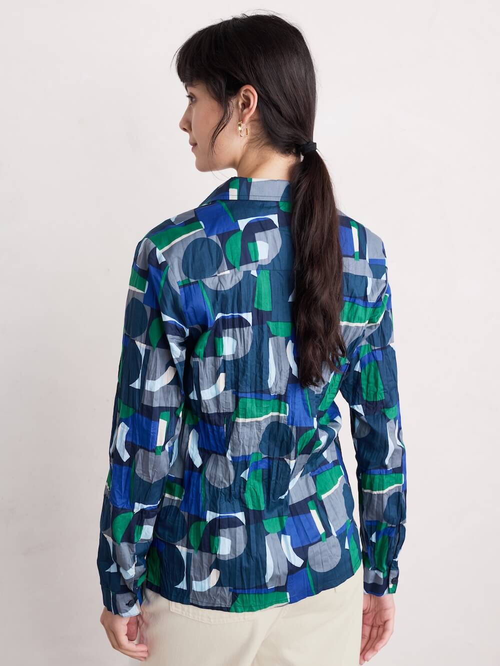 Larissa Shirt - Zennor Abstract Maritime