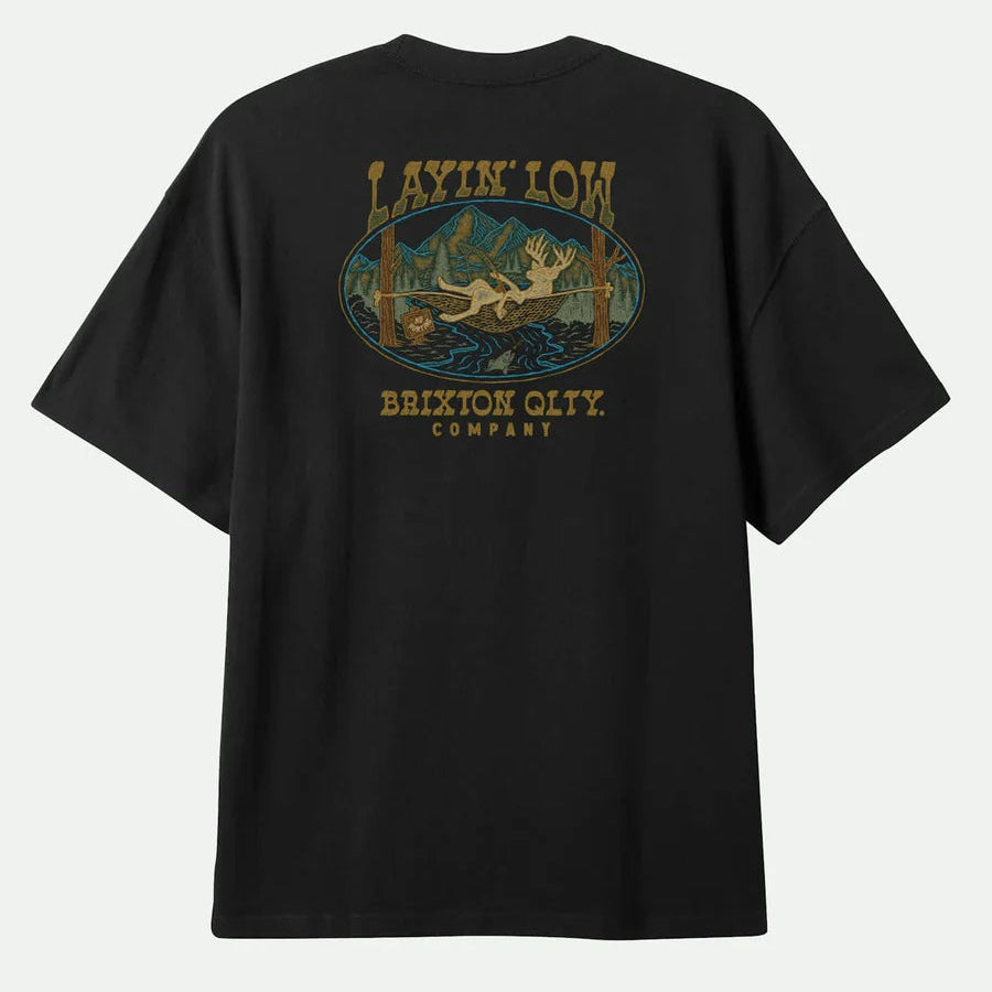 Layin' Low S/S Standard T-Shirt - Black