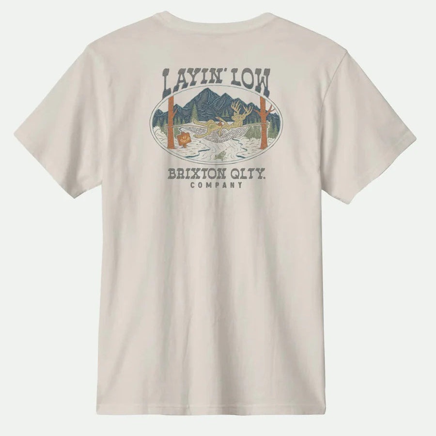 Layin' Low S/S Standard T-Shirt - Cream
