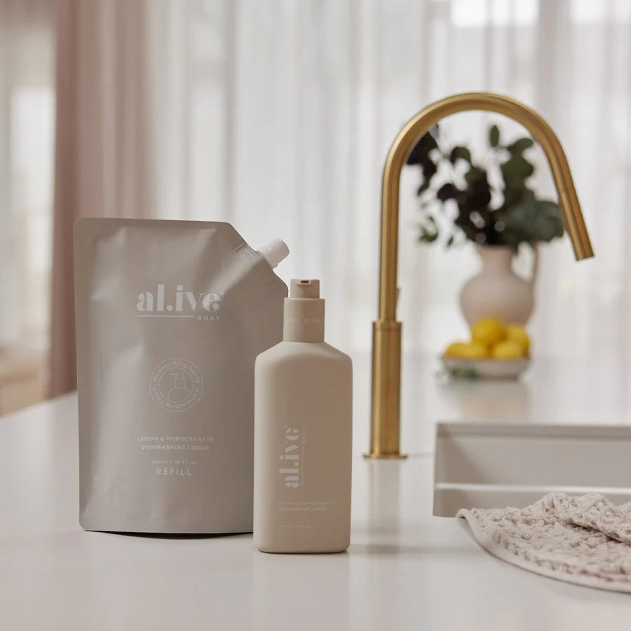 Al.ive Dish Wash Refill - Lemon and Pomegranate