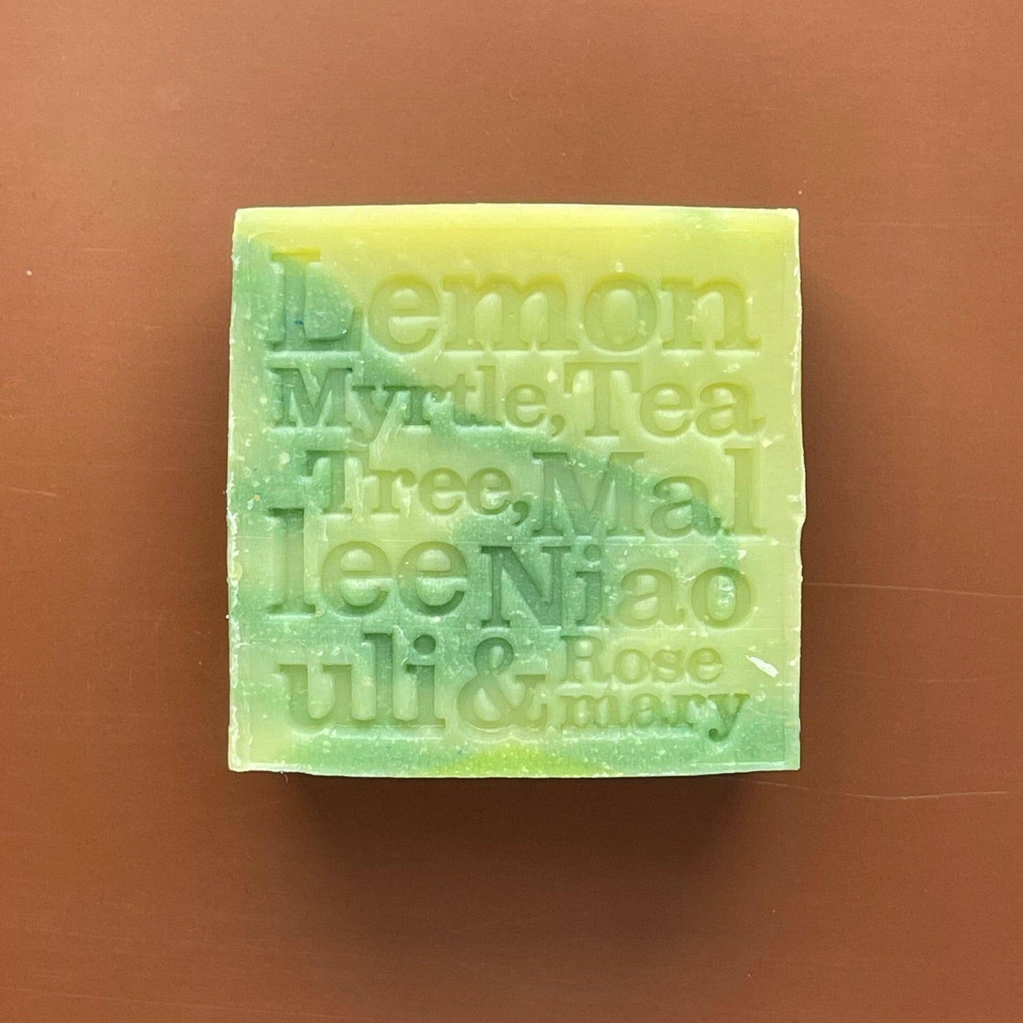 Lemon Myrtle, Tea Tree, Mallee, Niaouli and Rosemary Soap