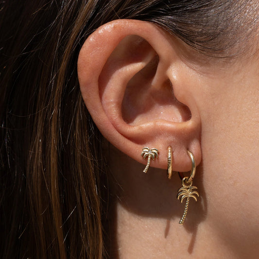 Luka Gold Huggie Earrings