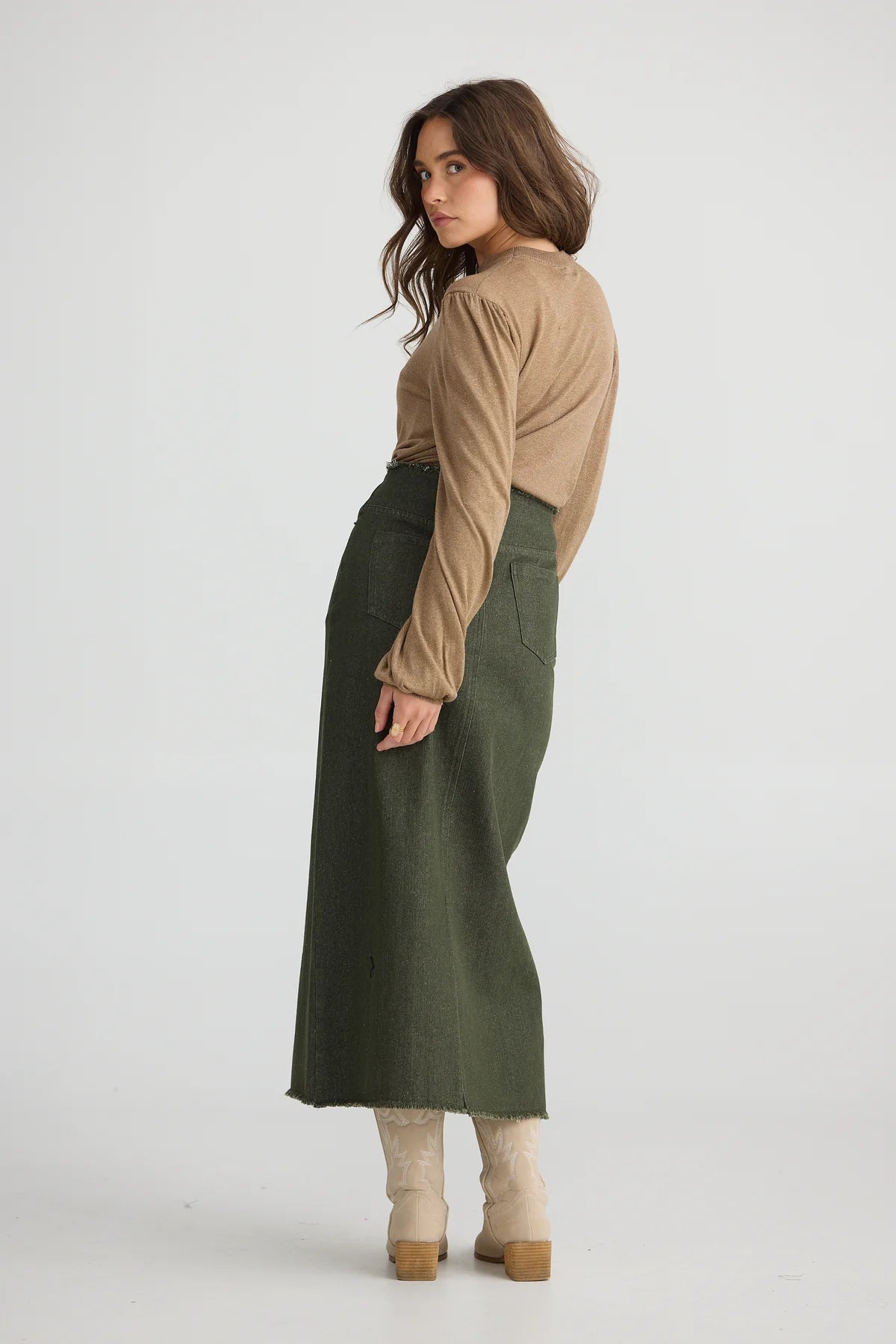 Macey Skirt - Olive