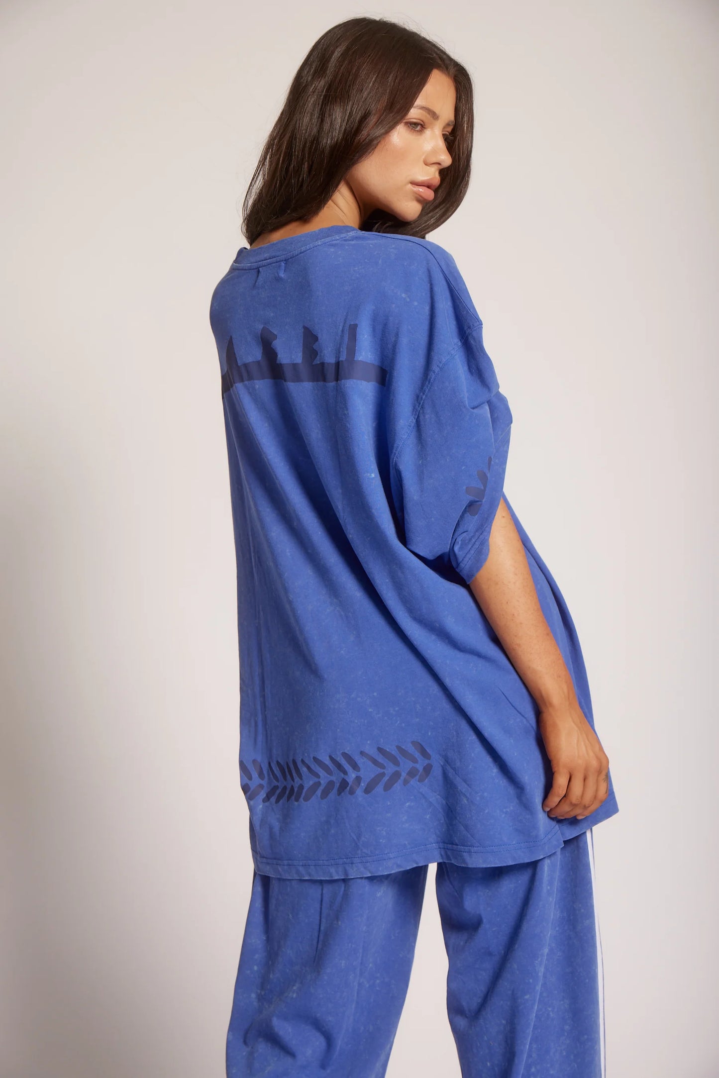 The Margie Oversized Tee - Royal Blue