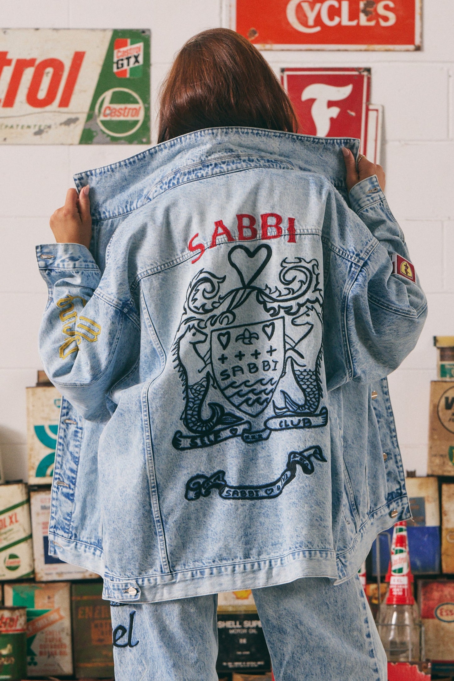 The Mermaid Racing Denim Jacket