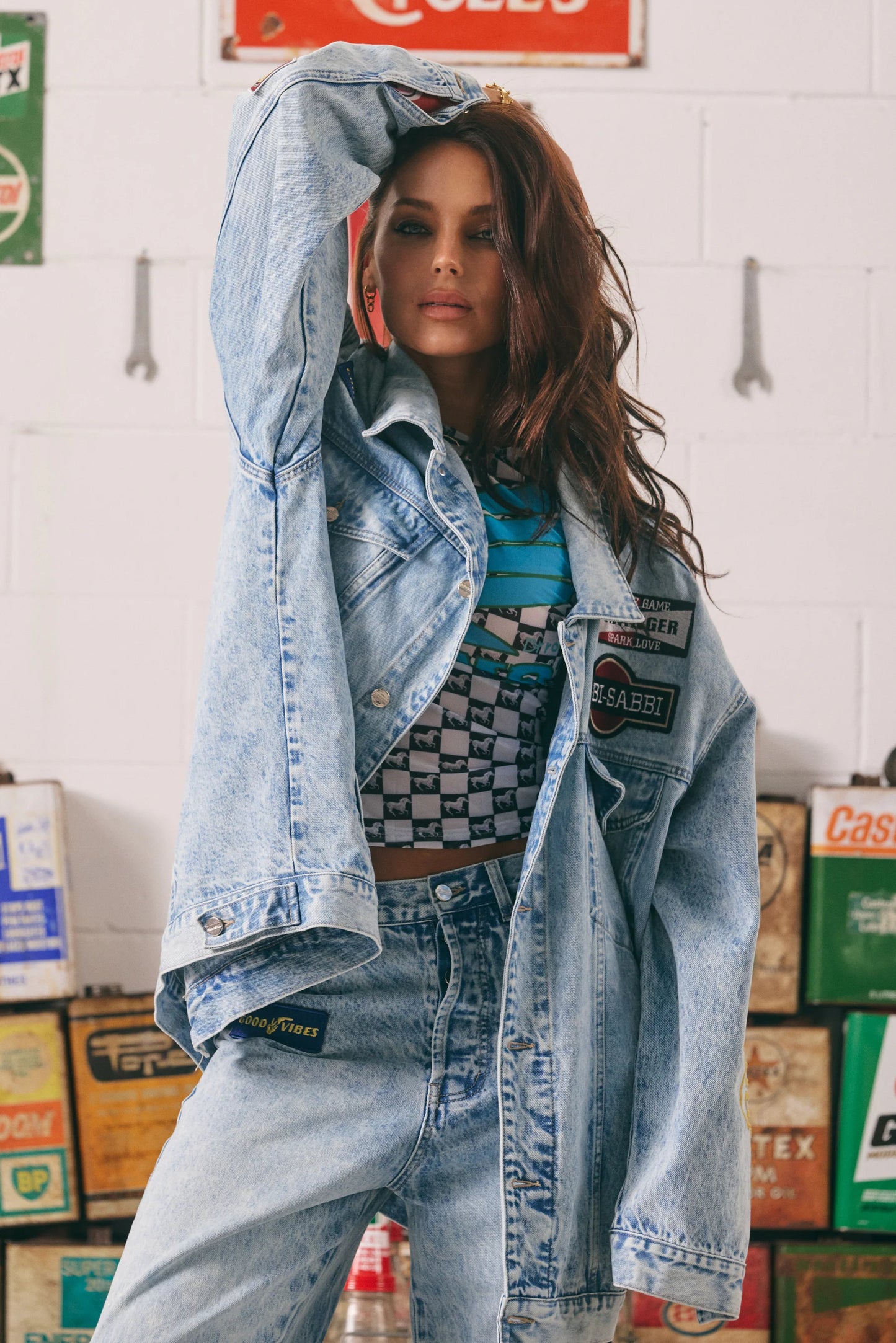 The Mermaid Racing Denim Jacket
