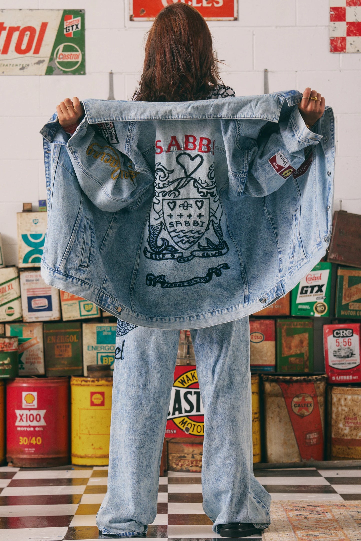 The Mermaid Racing Denim Jacket