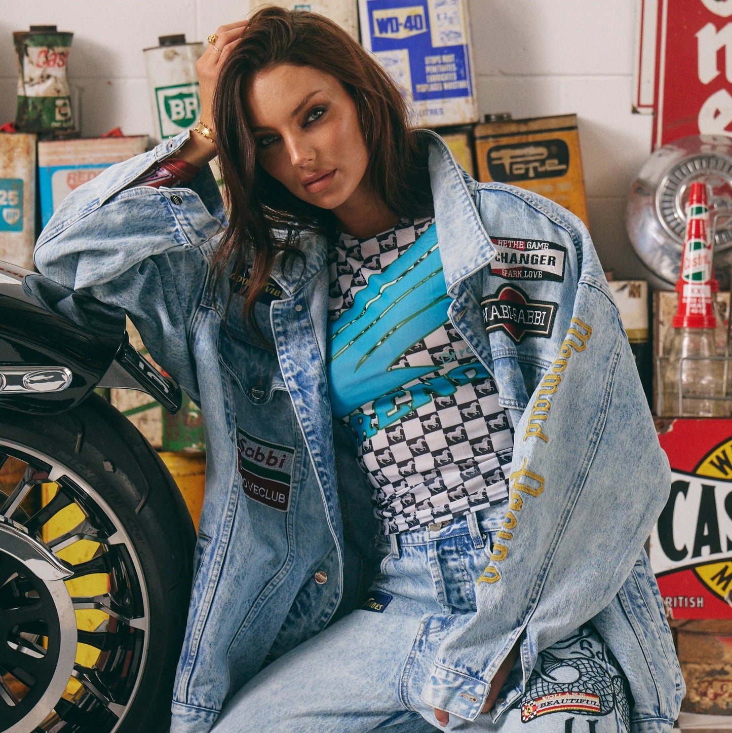 The Mermaid Racing Denim Jacket