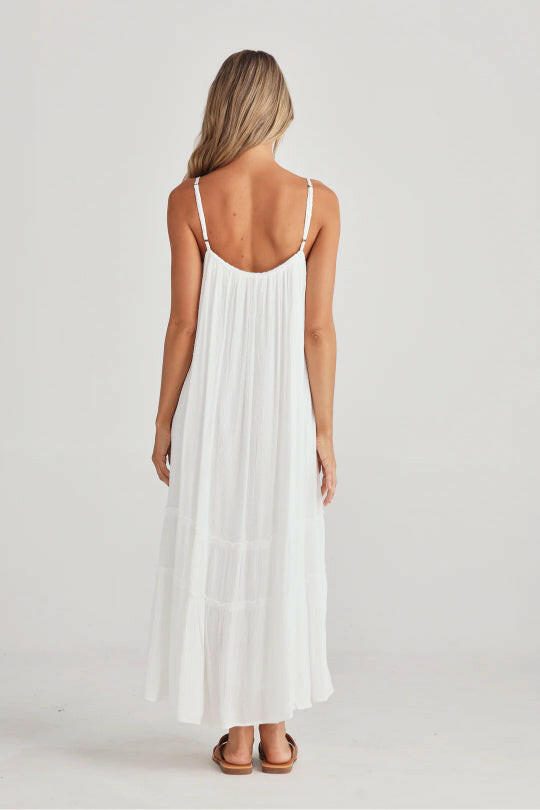 Inhale Dress - White