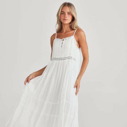 Inhale Dress - White