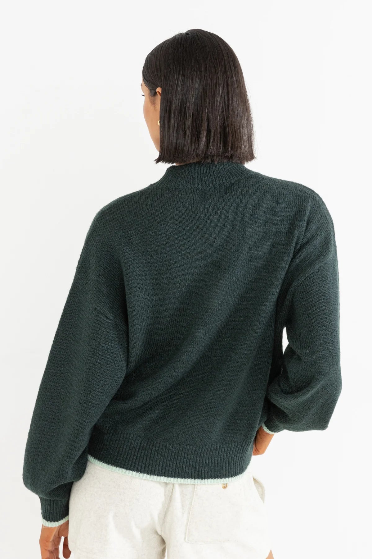 Palm Shadow Jumper - Jade