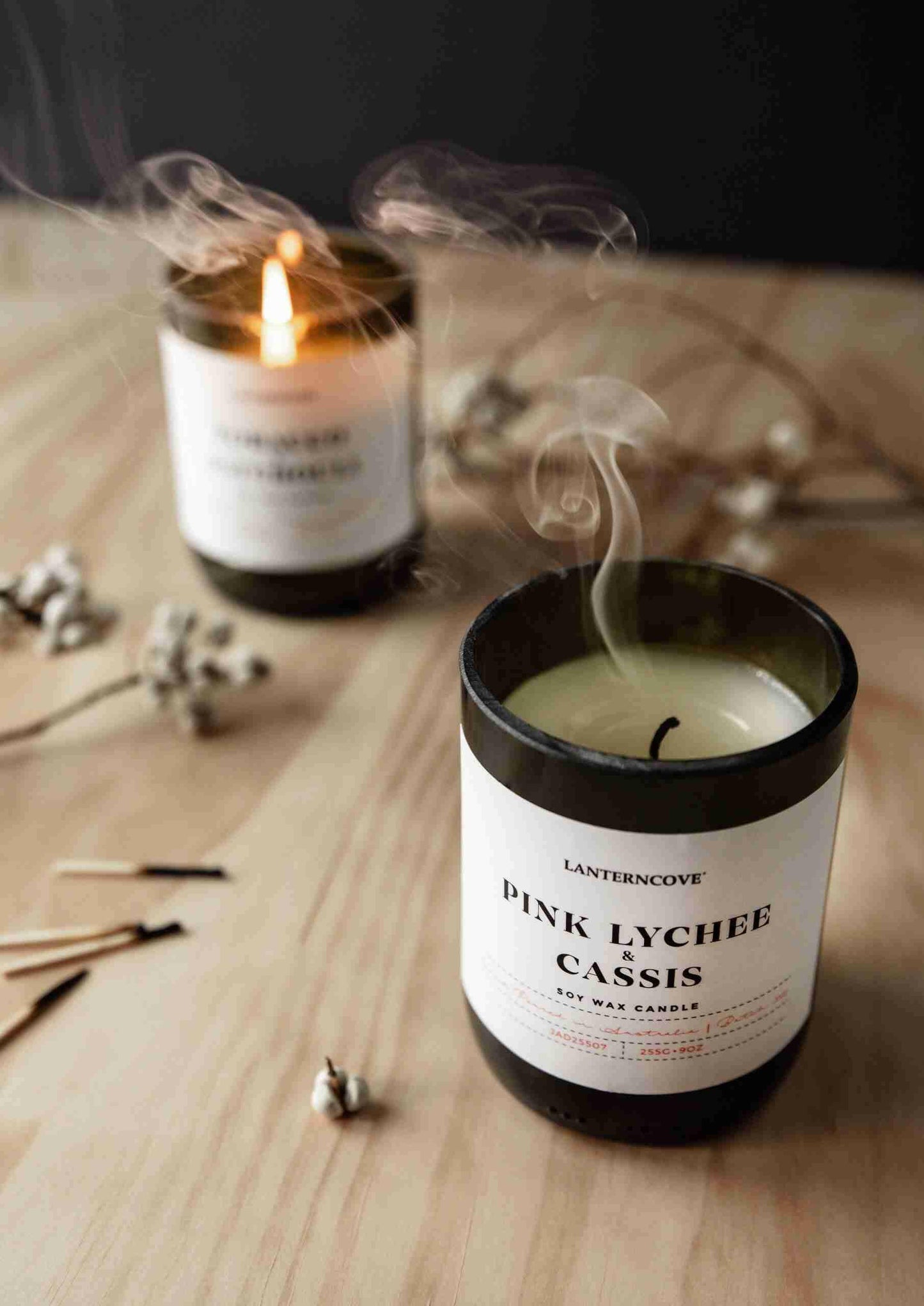 Pink Lychee and Cassis Jade Candle