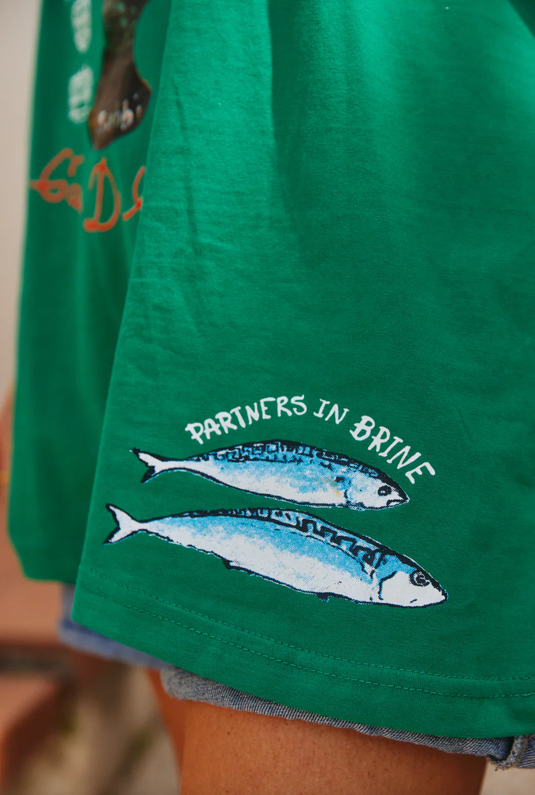 The Portugal Love Notes Tee - Green