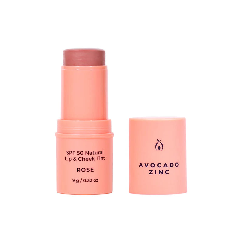 Natural Lip and Cheek Tint - Rose