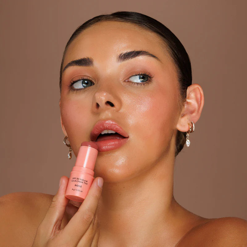 Natural Lip and Cheek Tint - Rose