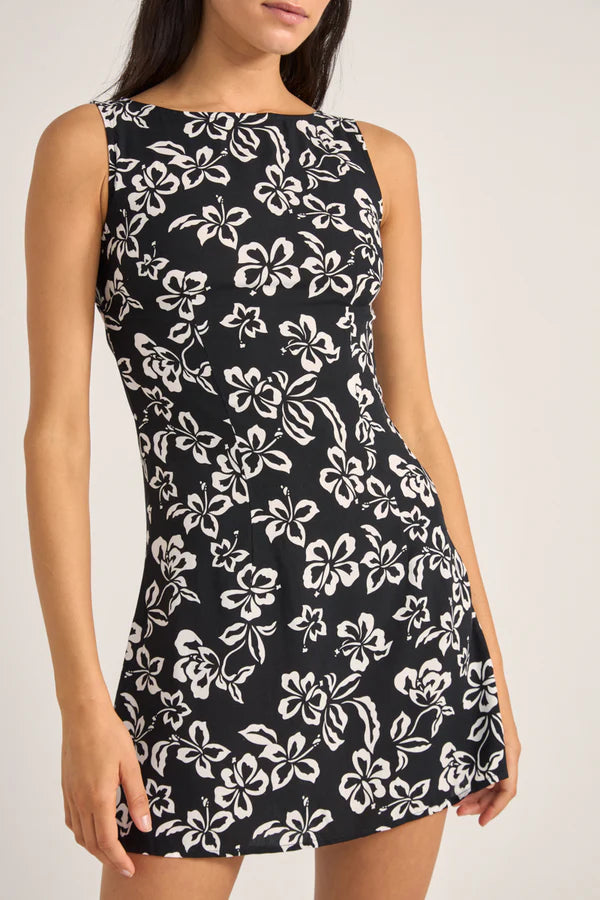 Roselle Tie Back Mini Dress