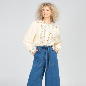Rosemary Top - Cream