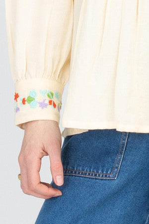 Rosemary Top - Cream