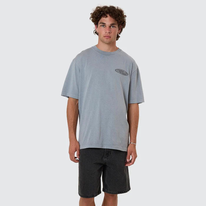 Shadowless Oversize Fit Tee - Smog