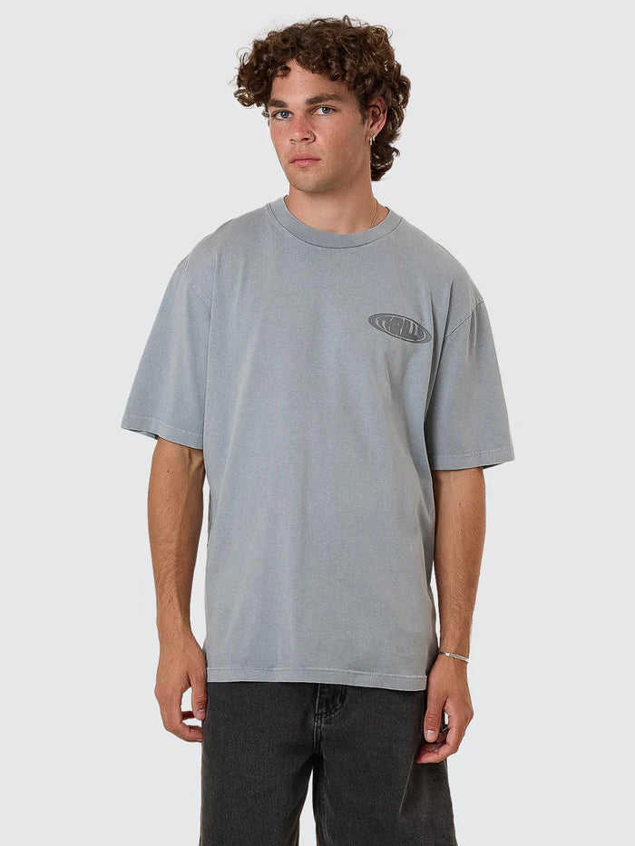 Shadowless Oversize Fit Tee - Smog