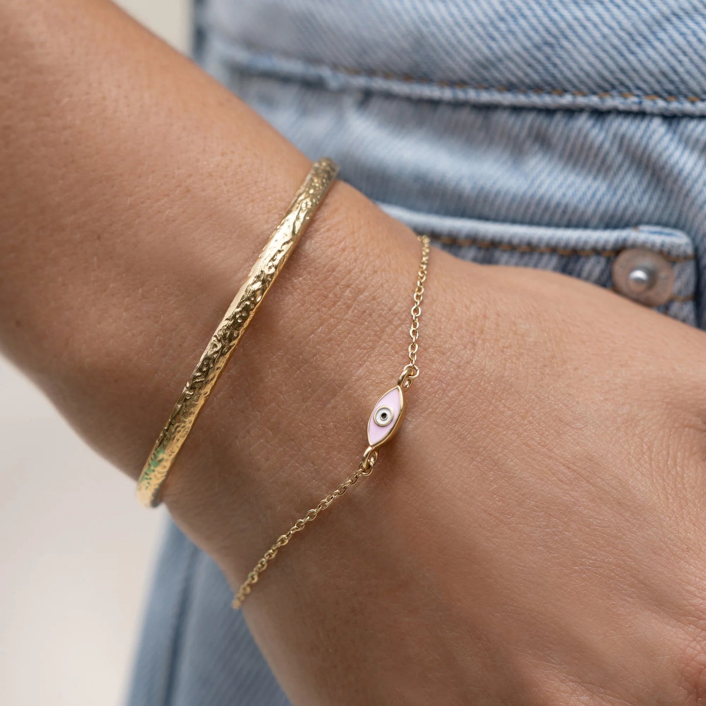 Stevie Gold Cuff Bracelet