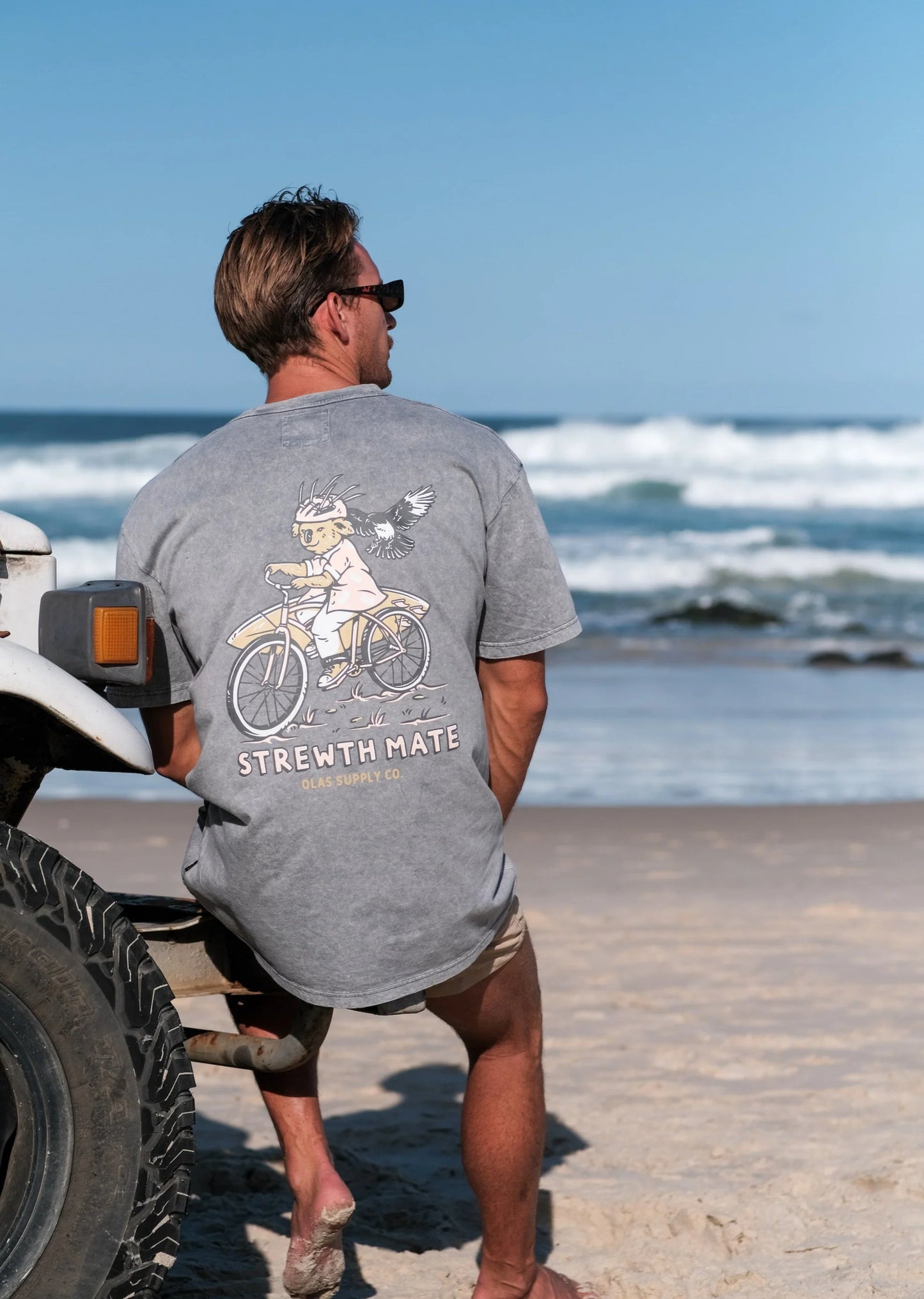 Strewth Mate Tee - Grey