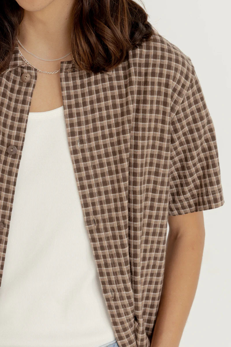 Sunday Session SS Shirt - Brown