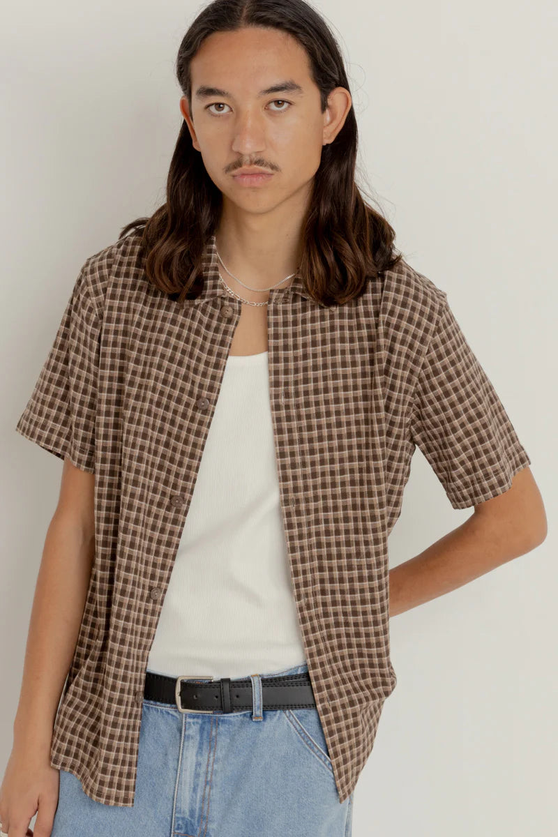 Sunday Session SS Shirt - Brown