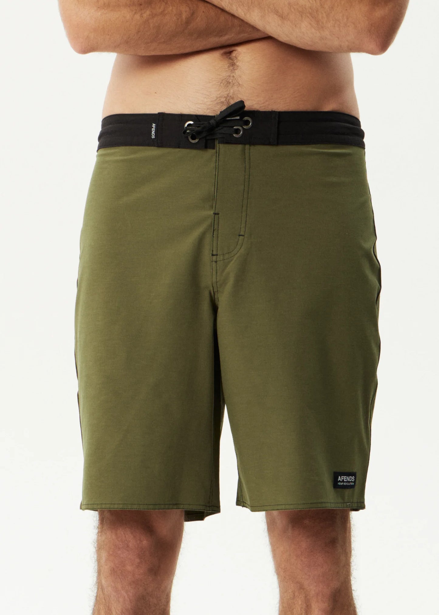 Surf Related V.2 - Fixed Waist Boardshort Military