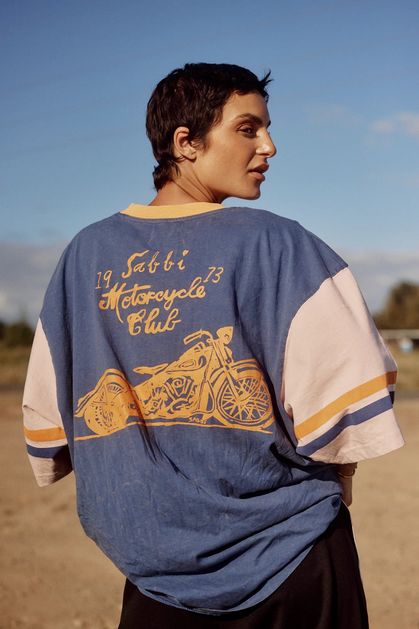 The Tattoo + Roses Tee - Blue