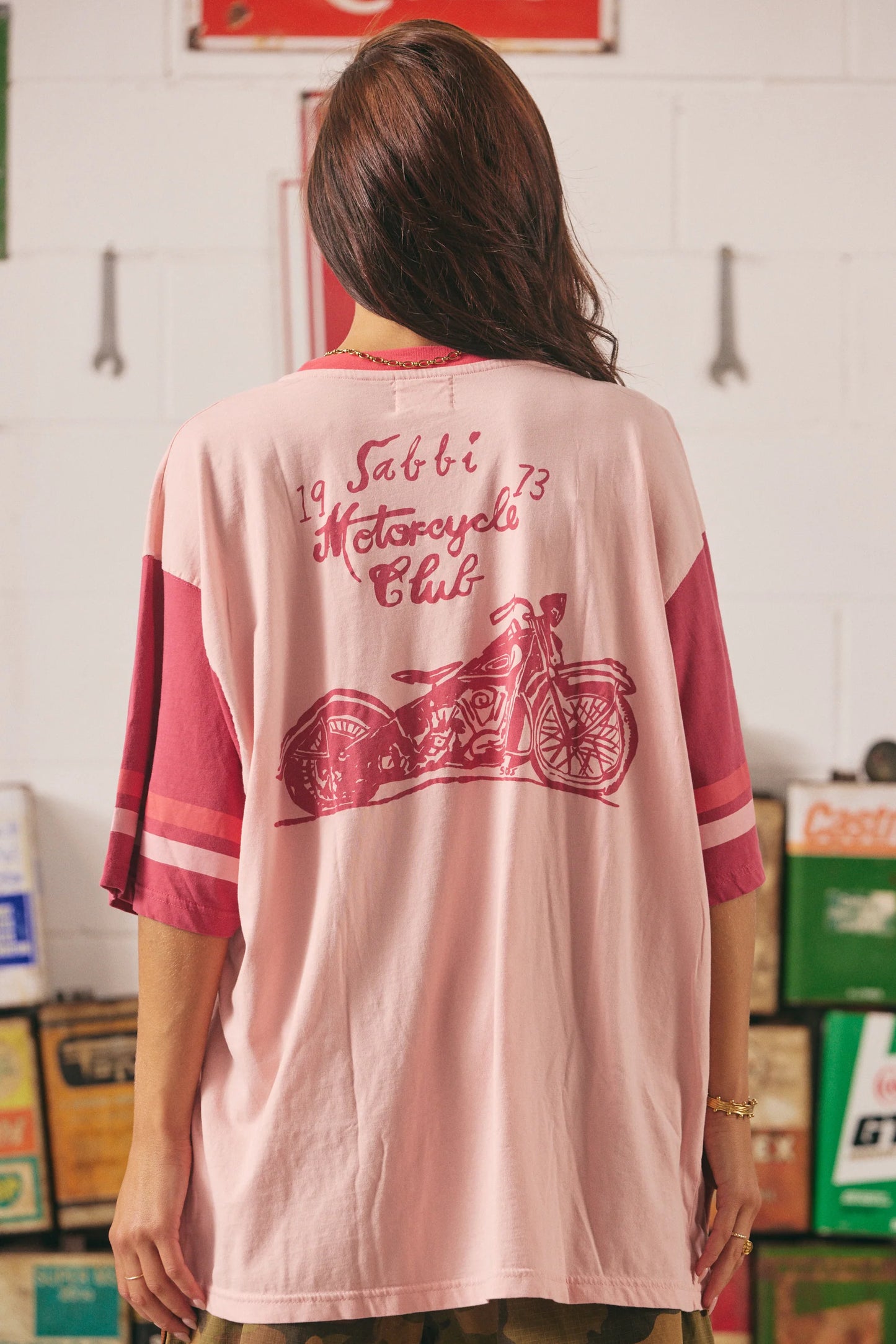 The Tattoo + Roses Tee - Pink