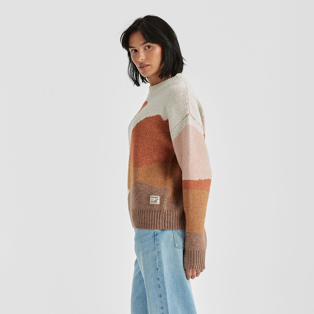 Through Valleys Knit - Sepia