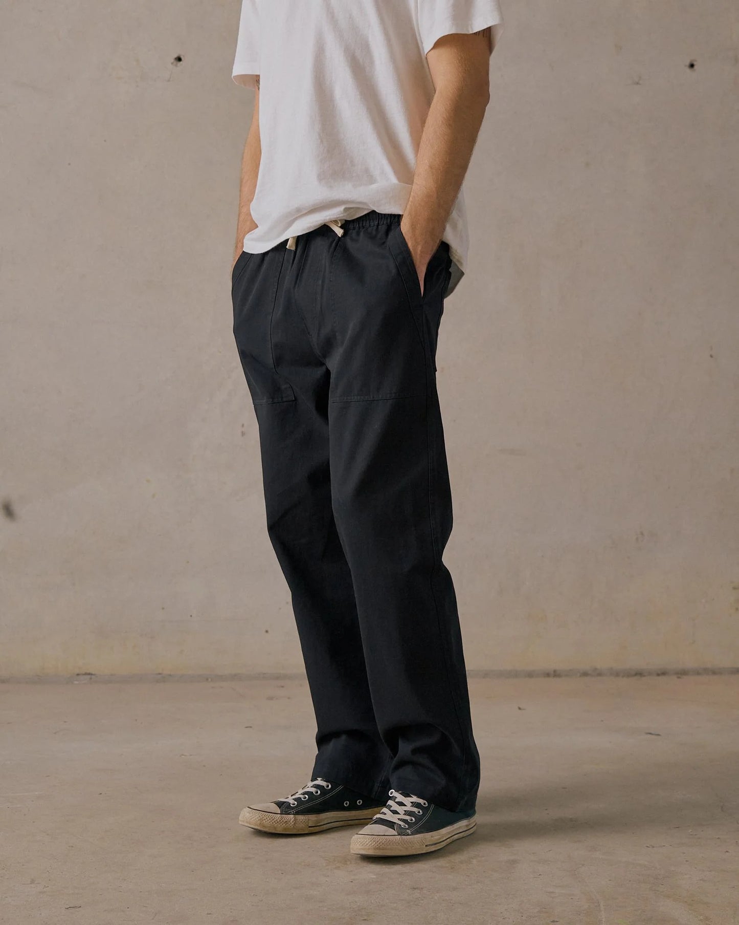 Twill Pants - Black