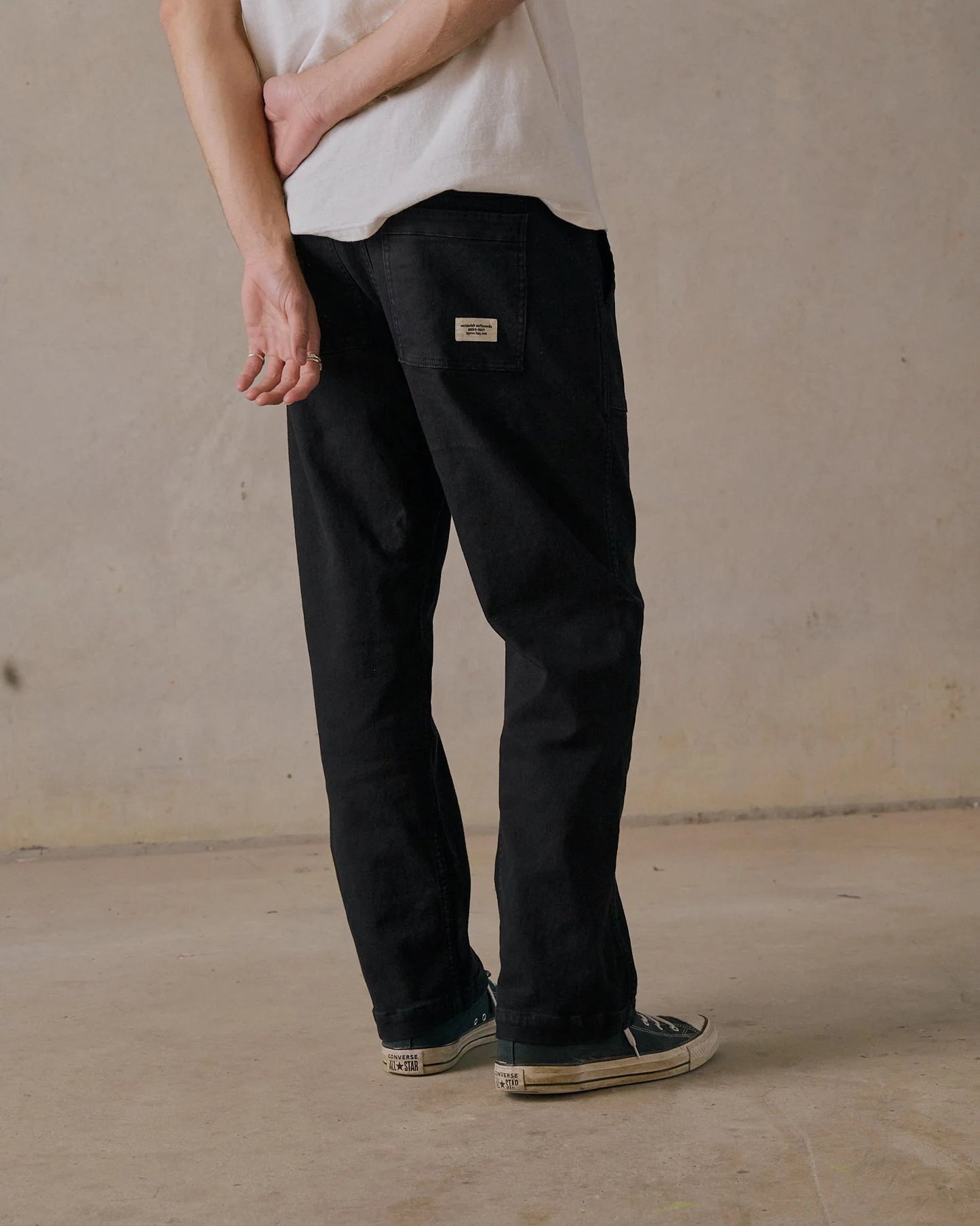 Twill Pants - Black