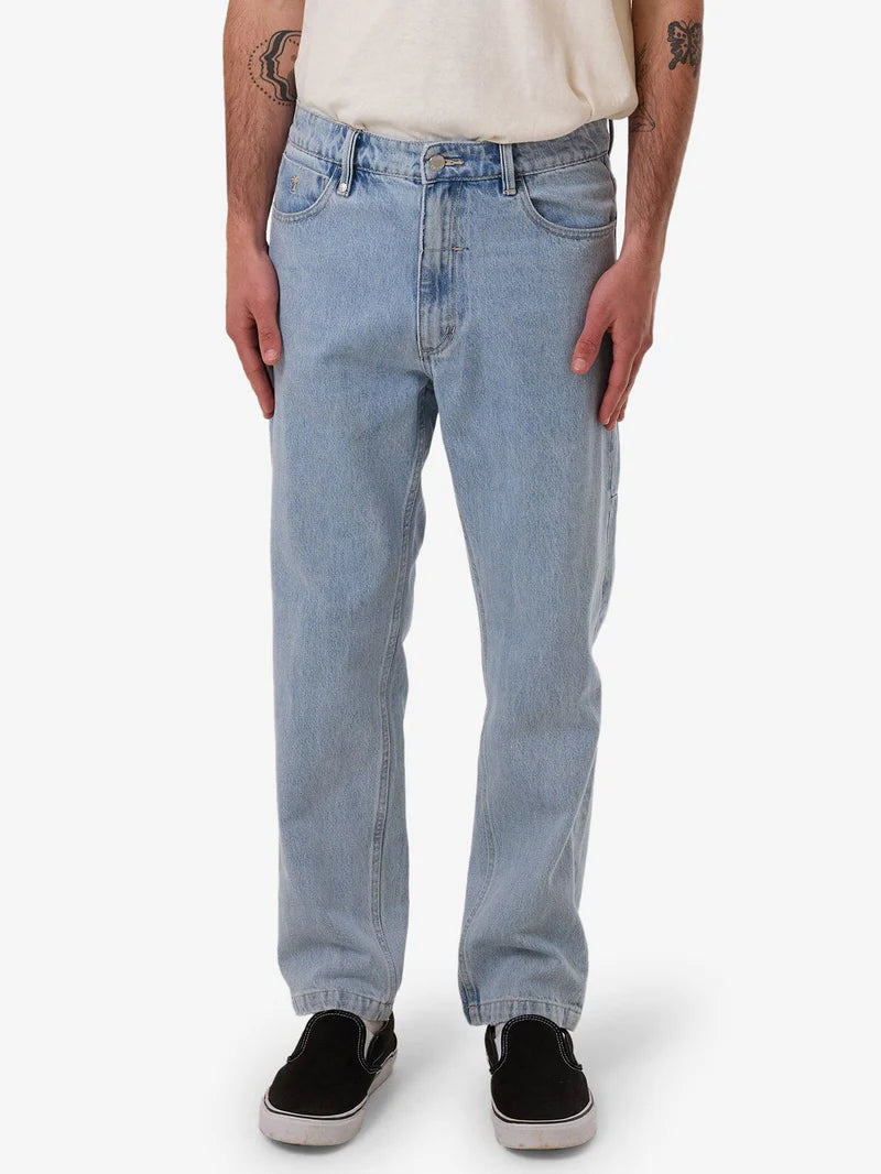 Unchopped Denim Jean - Ageless Blue