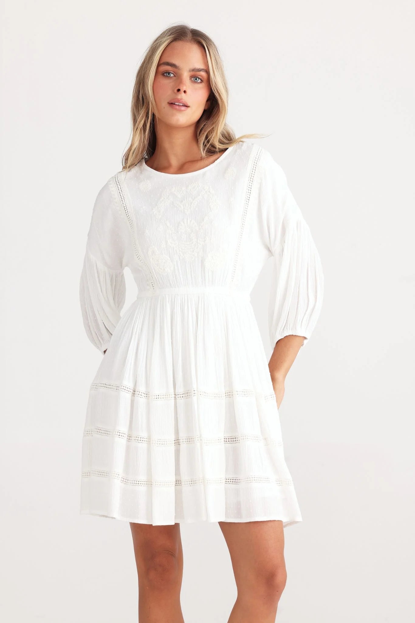 Venus Short Dress - Off White